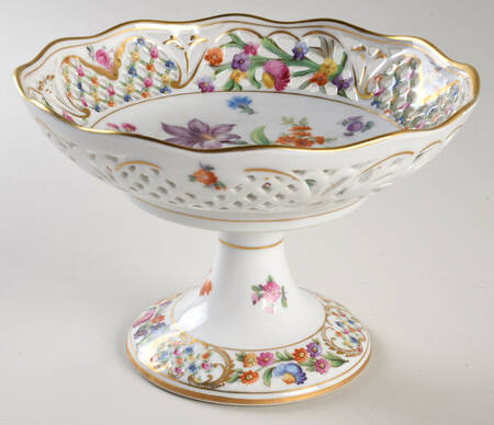 Chateau Dresden-Royal Dresner Art Round Compote (Height X Width)