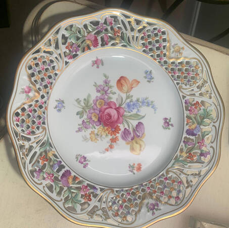 Chateau Dresden-Royal Dresner Art Dessert/Pie Plate
