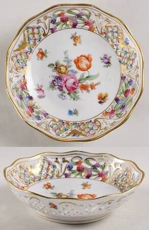 Chateau Dresden-Royal Dresner Art 5" Pierced Round Bowl