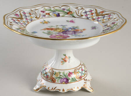 Chateau Dresden-Royal Dresner Art Round Compote (Height X Width)