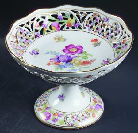 Chateau Dresden-Royal Dresner Art Round Compote (Height X Width)