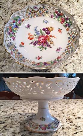 Chateau Dresden-Royal Dresner Art Round Compote (Height X Width)