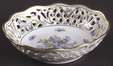 Chalet Forget Me Not (Pierced) Pierced Nut Dish