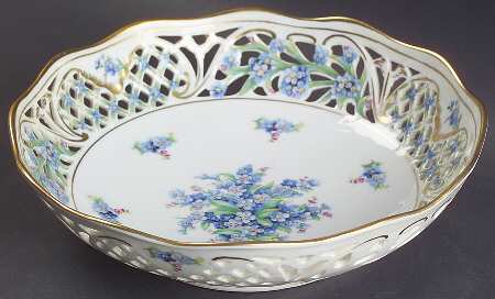 Chalet Forget Me Not (Pierced) 7'' Pierced Round Bowl