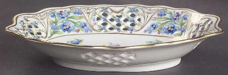 Chalet Forget Me Not (Pierced) Pierced Nut Dish