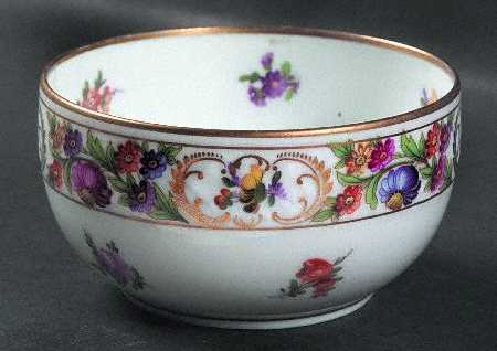 Dresdner Art (Smooth) Cranberry Bowl by Schumann - Bavaria