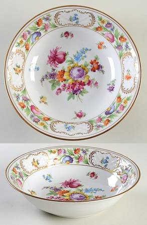 Dresdner Art (Smooth) 9" Round Vegetable Bowl