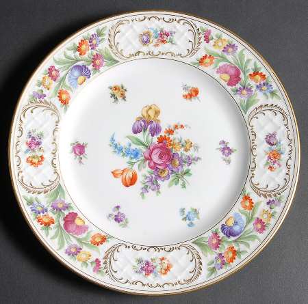 Dresdener Dresdner Art (Smooth) Large Dinner Plate