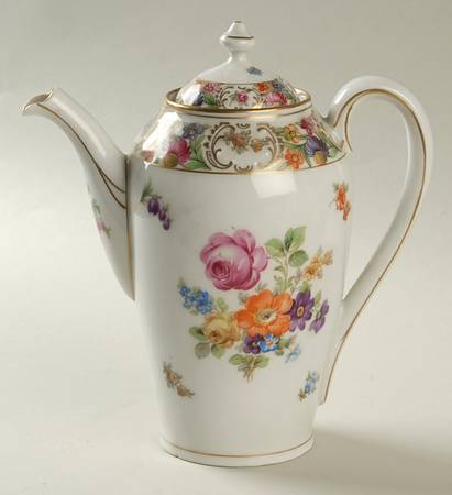 Dresdner Art (Smooth) Mini Coffee Pot & Lid