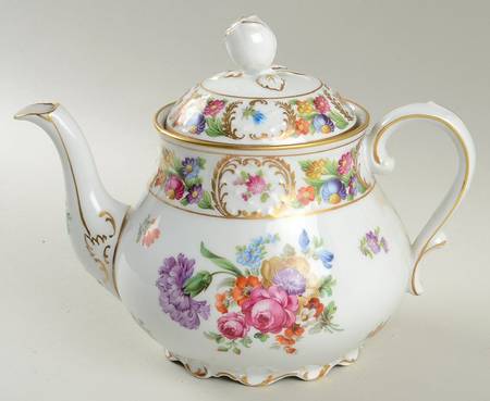 Dresdner Art (Smooth) Teapot & Lid