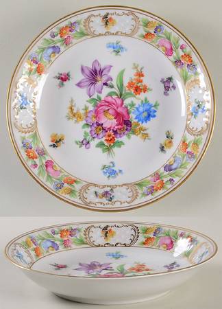 Dresdner Art (Smooth) Coupe Soup Bowl by Schumann - Bavaria