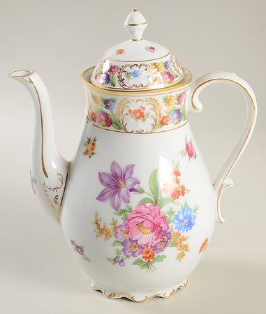 Dresdner Art (Smooth) Coffee Pot & Lid
