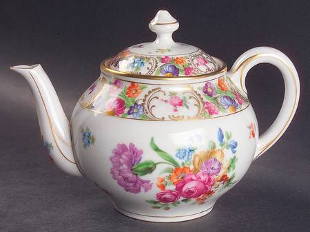 Dresdner Art (Smooth) Mini Teapot & Lid