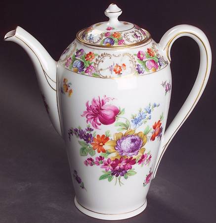 Dresdner Art (Smooth) Coffee Pot & Lid