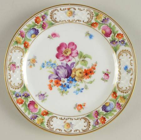 Dresdner Art (Smooth) Dessert/Pie Plate by Schumann - Bavaria