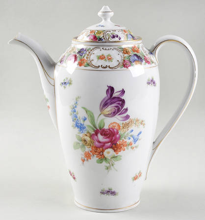 Dresdner Art (Smooth) Coffee Pot & Lid