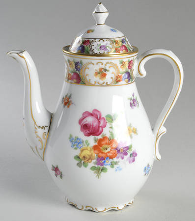 Dresdner Art (Smooth) Small Coffee Pot & Lid