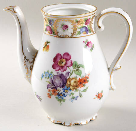 Dresdner Art (Smooth) Mini Coffee Pot No Lid