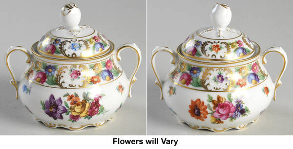 Dresdner Art (Smooth) Mini Sugar Bowl & Lid