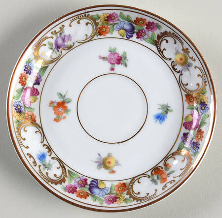 Dresdner Art (Smooth) Saucer for Flat Demitasse Cup by Schumann - Bavaria