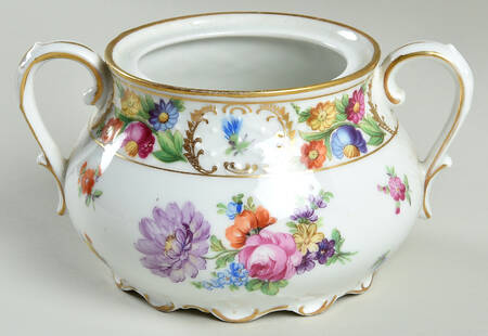 Dresdner Art (Smooth) Sugar Bowl No Lid