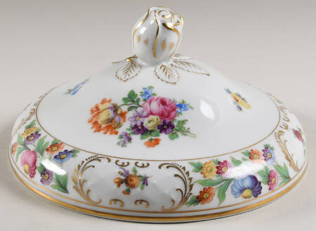 Dresdner Art (Smooth) Lid for Round Vegetable