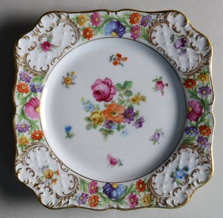 Dresdner Art (Smooth) Square Salad Plate