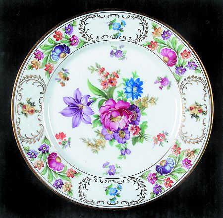 Dresdner Art (Smooth) Salad Plate by Schumann - Bavaria