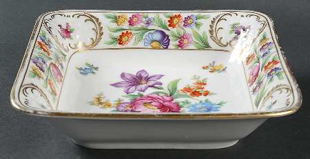 Dresdner Art (Smooth) 7" Square Vegetable Bowl