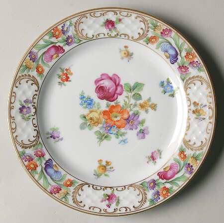 Dresdner Art (Smooth) Salad/Dessert Plate by Schumann - Bavaria