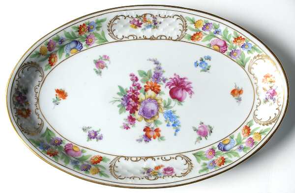 Dresdener Dresdner Art (Smooth) 12" Oval Serving Platter