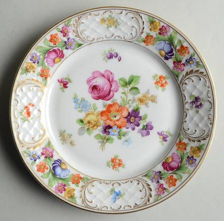 Dresdner Art (Smooth) Dessert/Pie Plate by Schumann - Bavaria