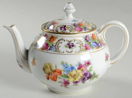 Dresdner Art (Smooth) Mini Teapot & Lid