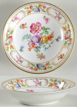 Dresdner Art (Smooth) Fruit/Dessert (Sauce) Bowl by Schumann - Bavaria