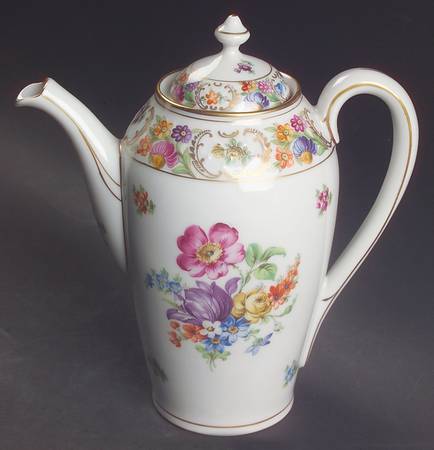 Dresdner Art (Smooth) Small Coffee Pot & Lid