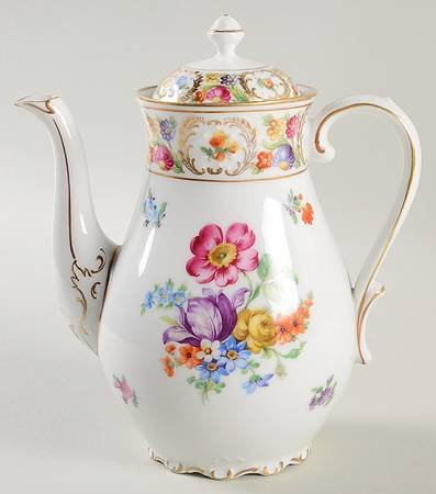 Dresdner Art (Smooth) Small Coffee Pot & Lid