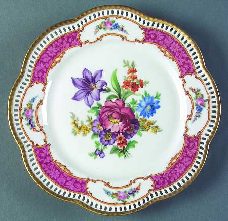 Dresdner Art Salad Plate