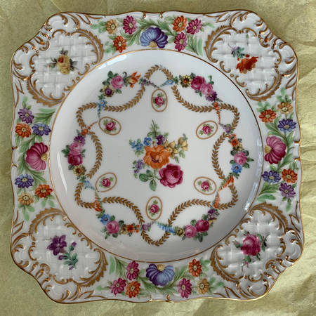 Dresdner Art Square Salad Plate