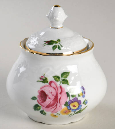 Dresden Bouquet Sugar Bowl & Lid