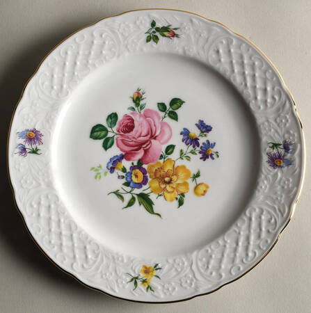 Dresden Bouquet Salad Plate