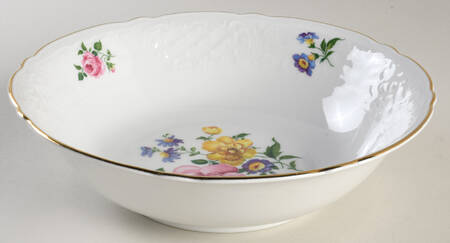 Dresden Bouquet 9" Round Vegetable Bowl