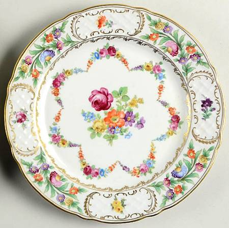 Dresden Garland Dinner Plate