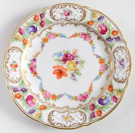 Dresden Garland Dessert/Pie Plate