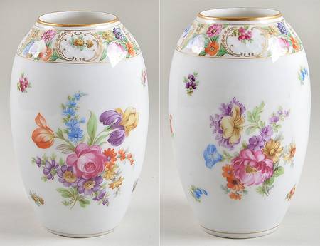 Empress Dresden Flowers 6" Vase