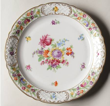 Empress Dresden Flowers 11" Chop Plate (Round Platter)