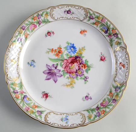 Empress Dresden Flowers 11" Chop Plate (Round Platter)
