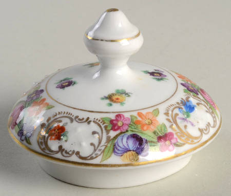Empress Dresden Flowers Lid for Teapot