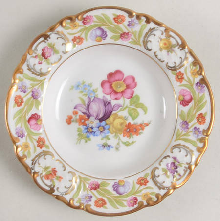 Empress Dresden Flowers Small Bread & Butter Plate