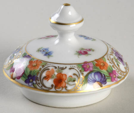Empress Dresden Flowers Lid for Sugar Bowl