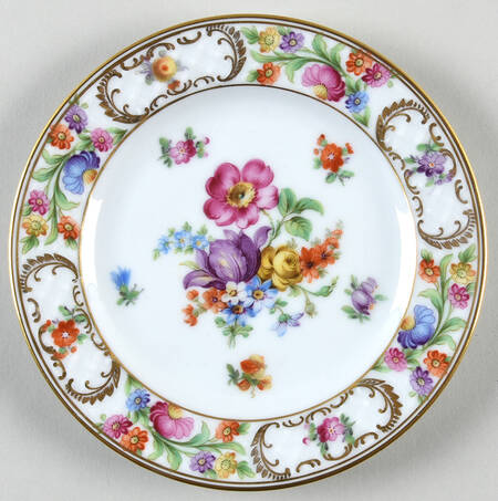 Empress Dresden Flowers Bread & Butter Plate